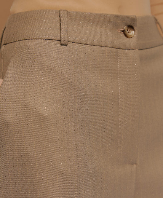 Tailleur pantalone doppio petto gessato