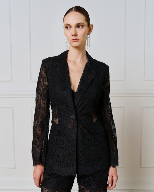 Giacca a Blazer in Pizzo