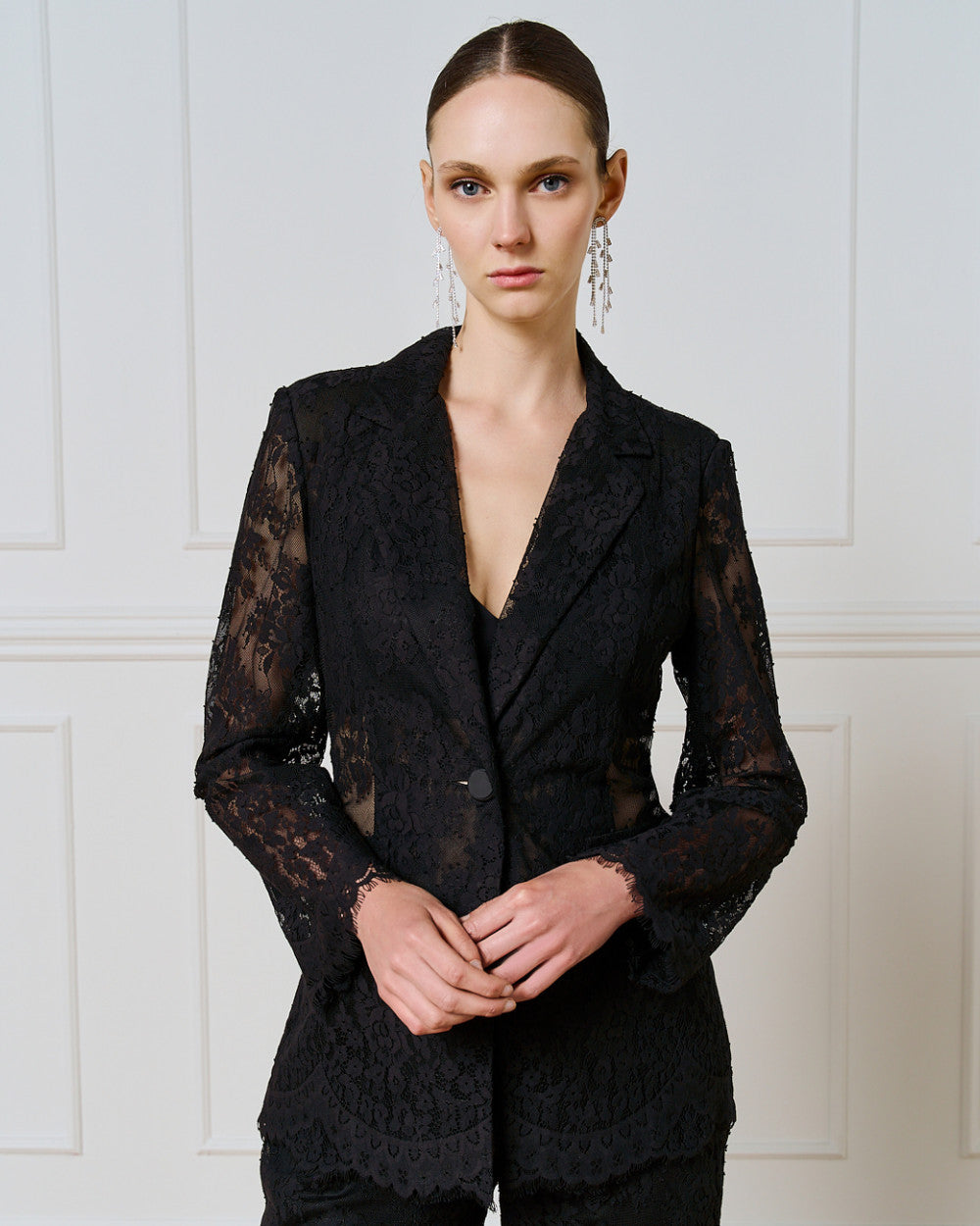 Giacca a Blazer in Pizzo