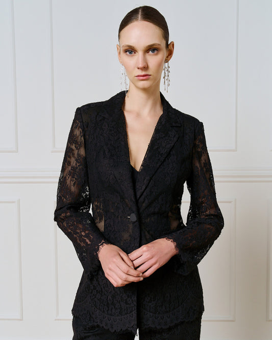 Giacca a Blazer in Pizzo