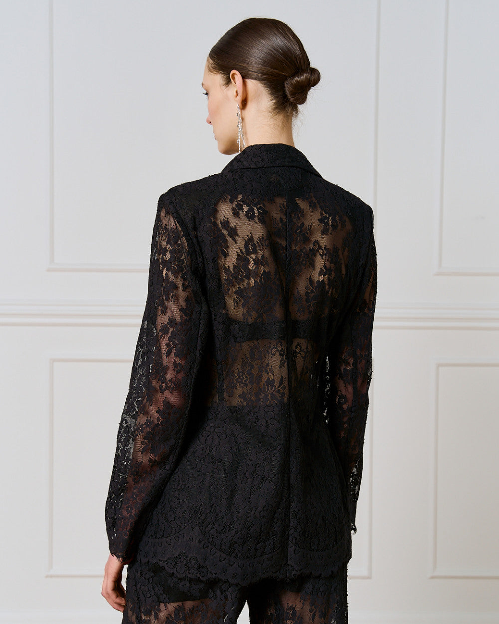Giacca a Blazer in Pizzo
