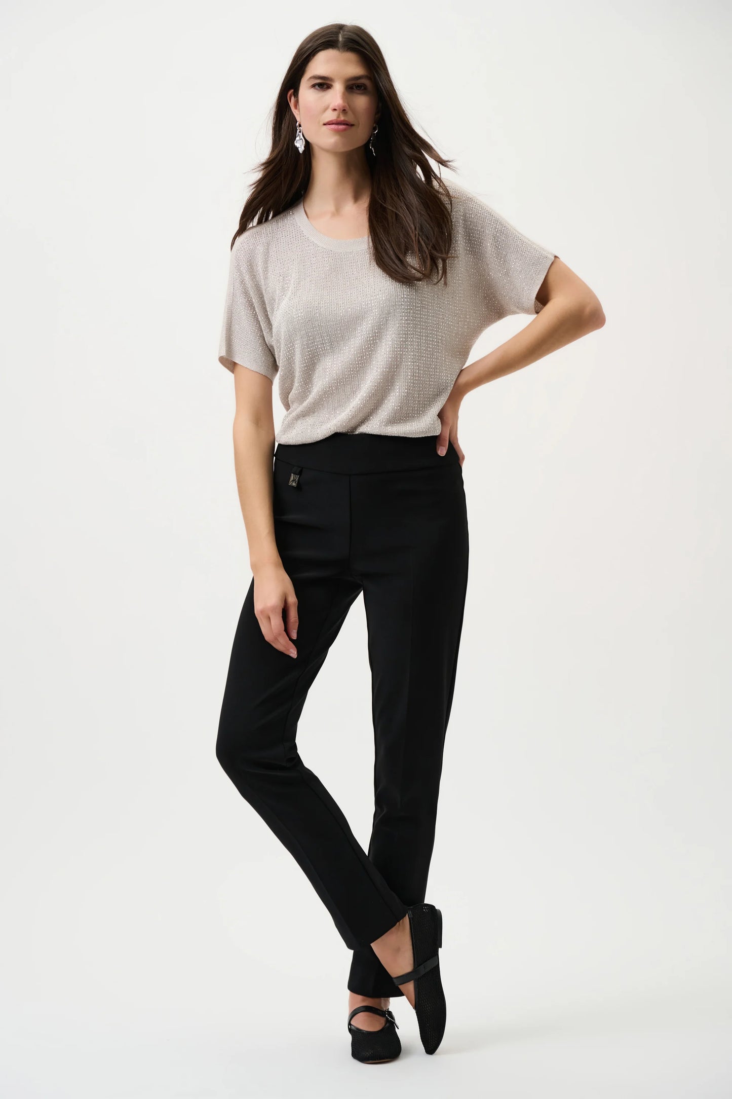 Classic slim tailored trousers - Camel