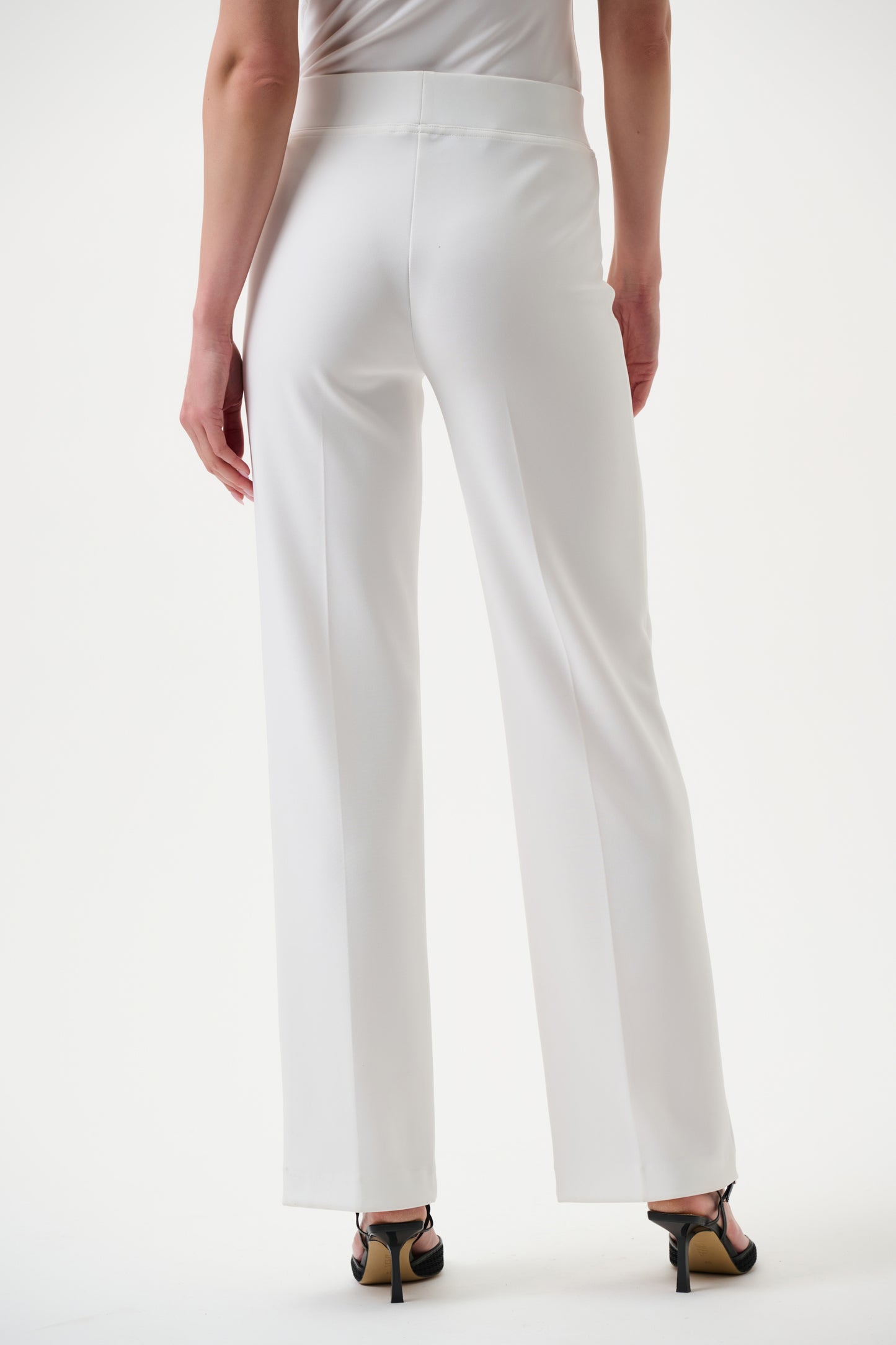 Classic straight-leg jersey trousers - Blue