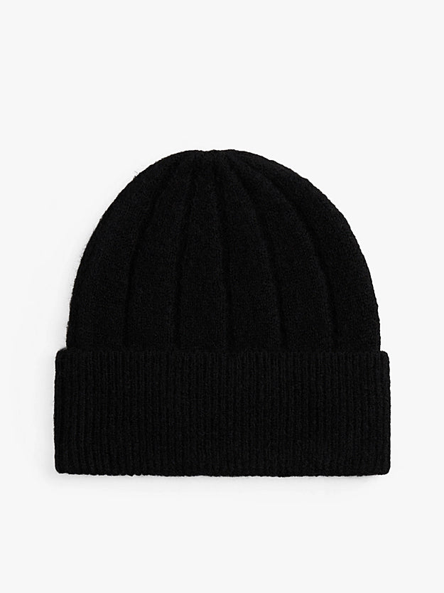 Cappellino in maglia con logo. Bianco, cammello o nero