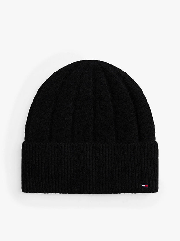 Cappellino in maglia con logo. Bianco, cammello o nero