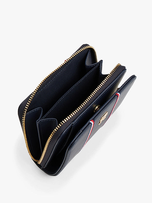 Portafogli piccolo in nylon con zip