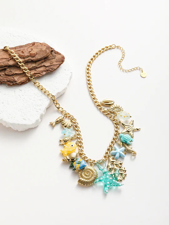 Necklace with pendants