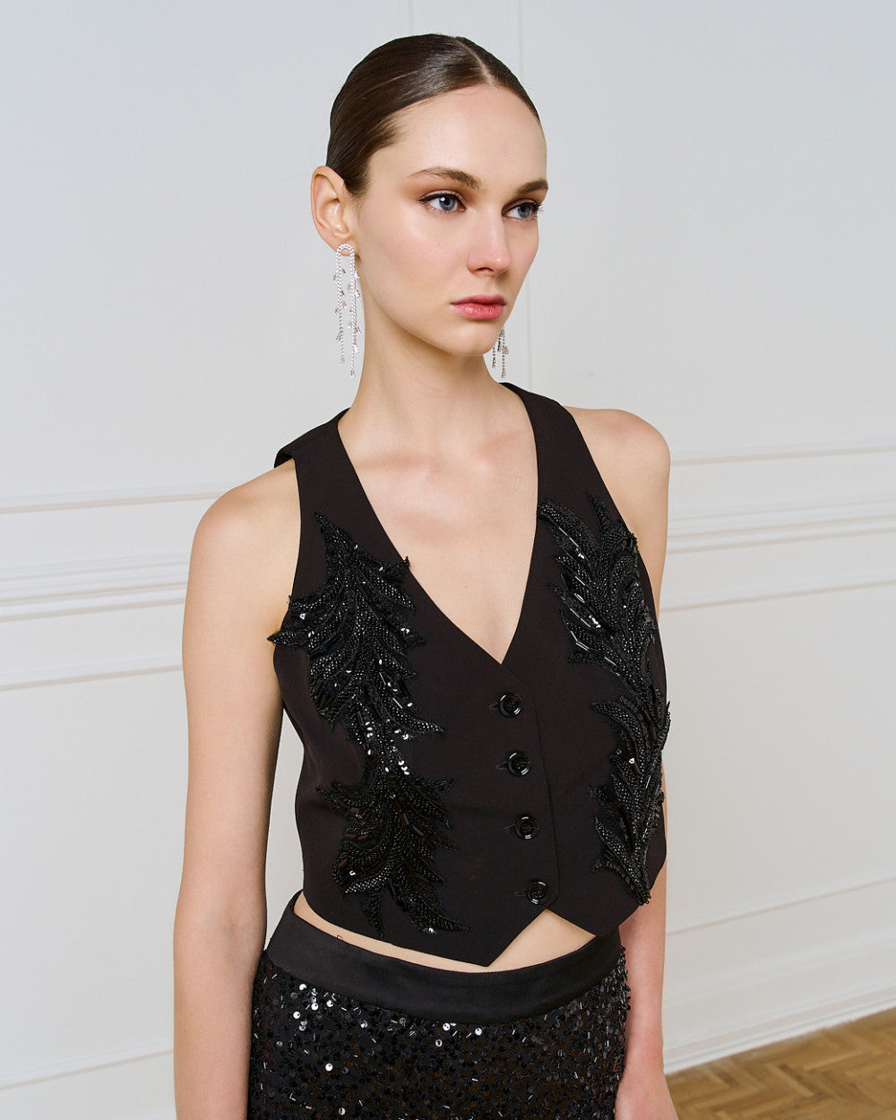 Gilet ricamato