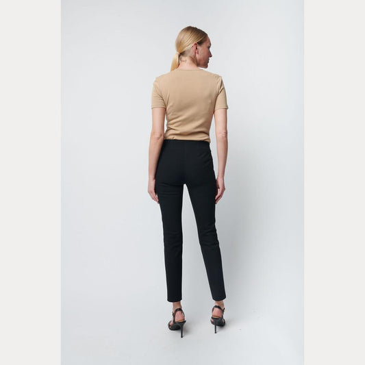 Pantaloni skinny blu in cotone elasticizzato