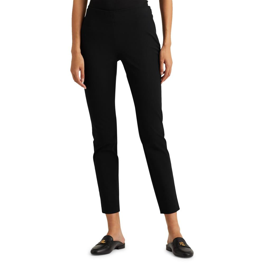 Pantaloni skinny blu in cotone elasticizzato