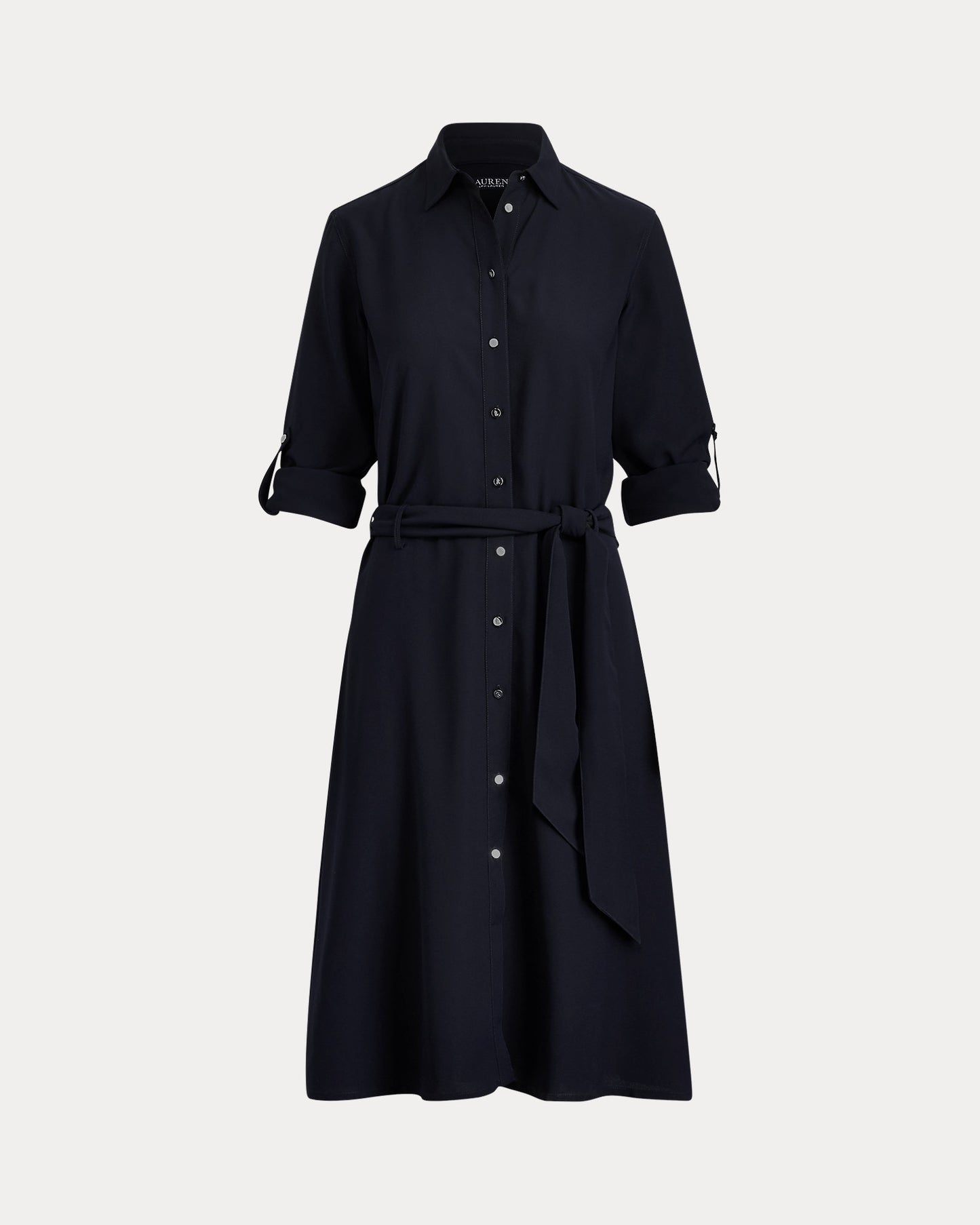 Abito chemisier in triplo georgette