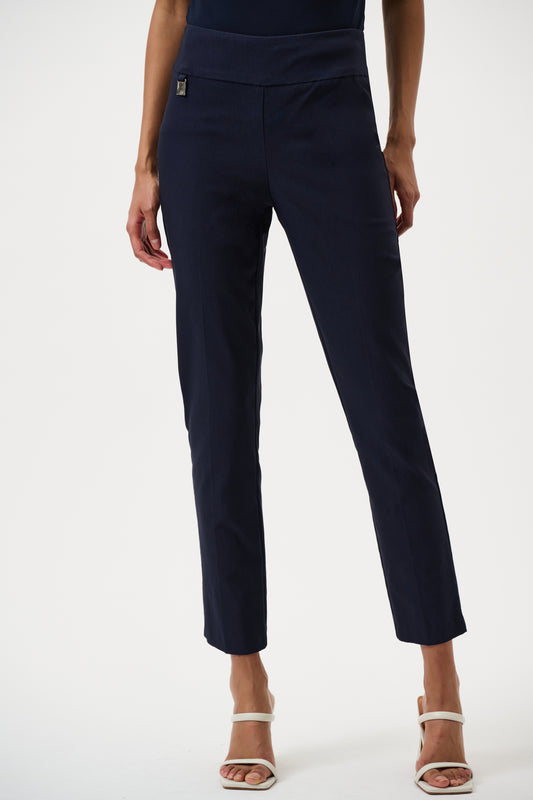 Pantalone skinny blu in tessuto tecnico
