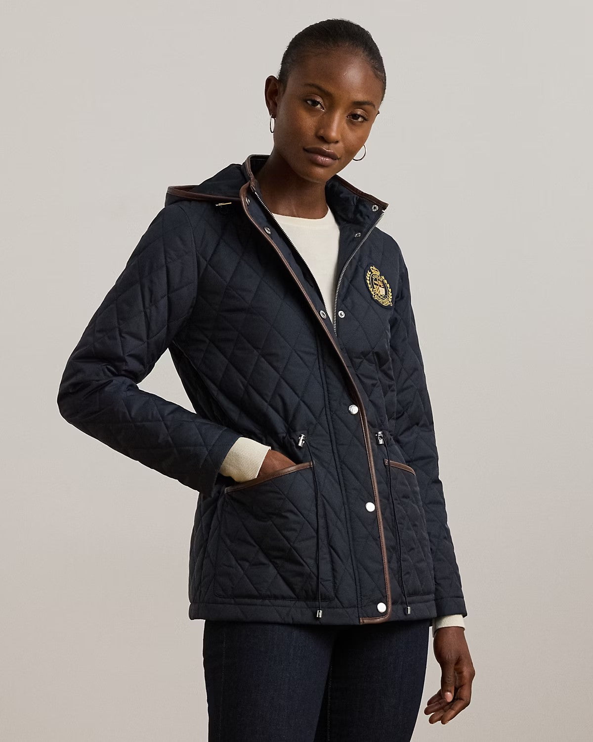 Giacca Trapuntata con Stemma Lauren Ralph Lauren