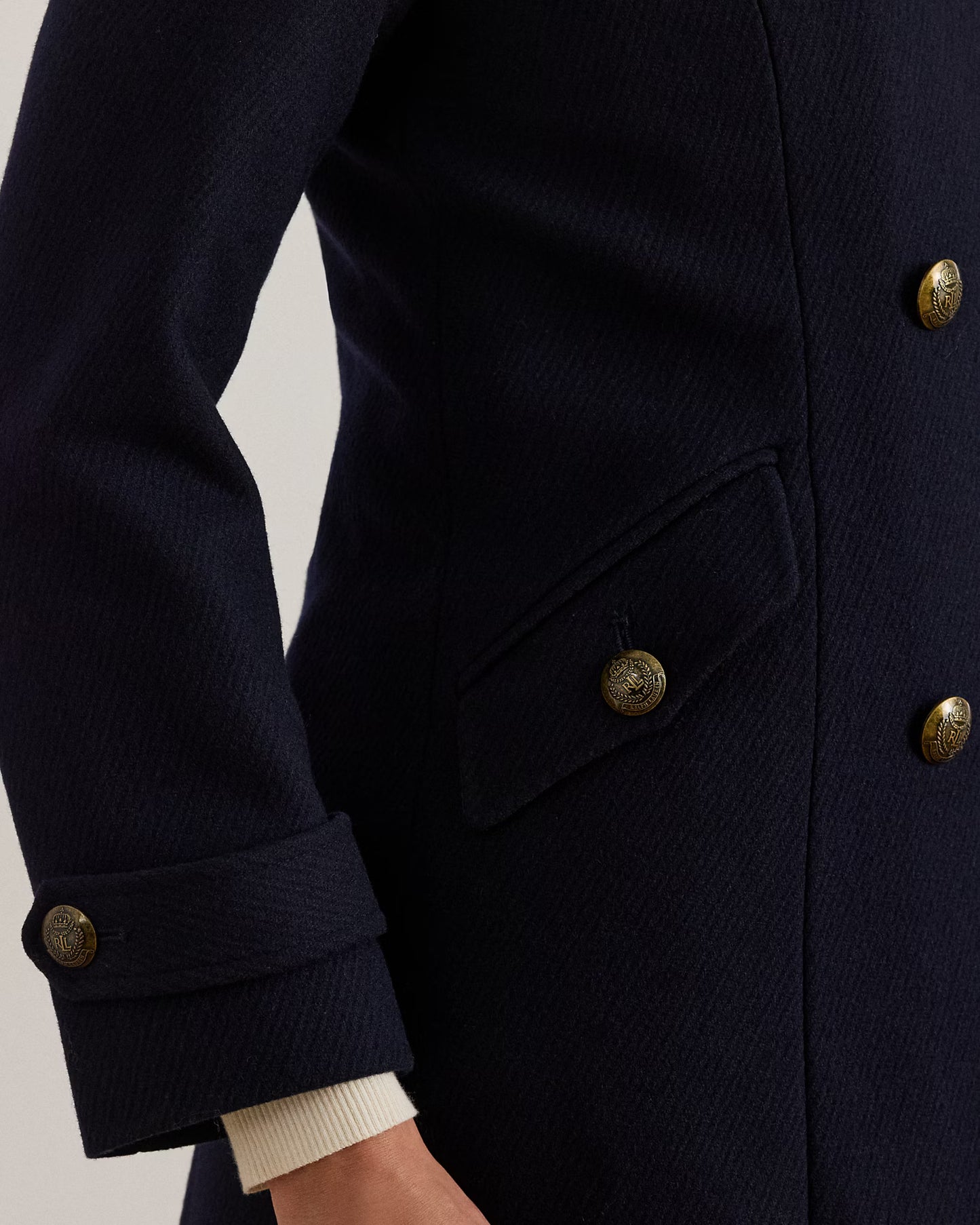 Cappotto Blu in Stile Redingote