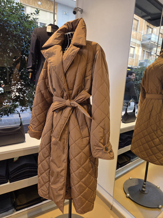 Piumino Lungo Doppiopetto Reversibile