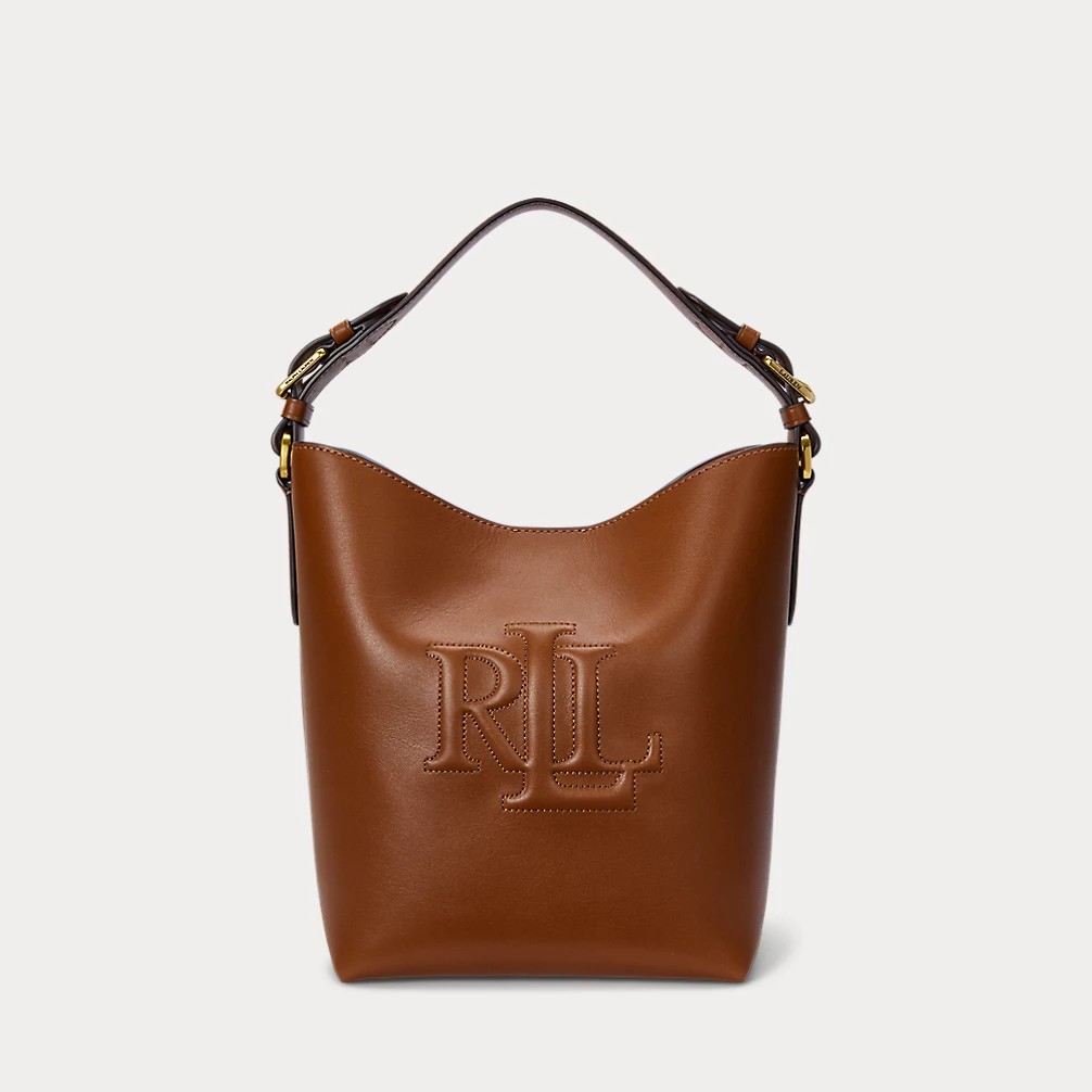 Borsa a secchiello Witley di medie dimensioni in pelle