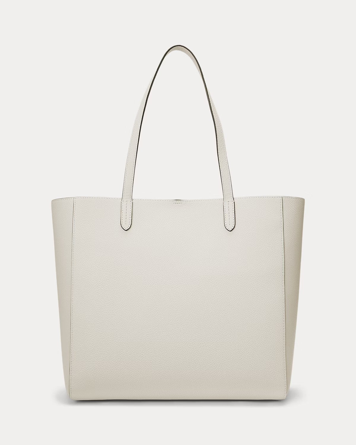 Borsa Tote Cameryn grande in pelle martellata bianca