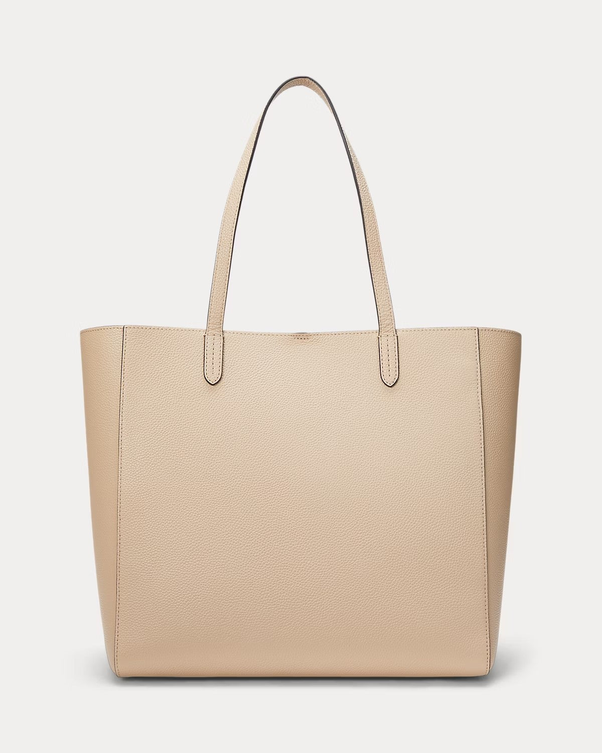 Borsa Tote Cameryn grande in pelle martellata beige
