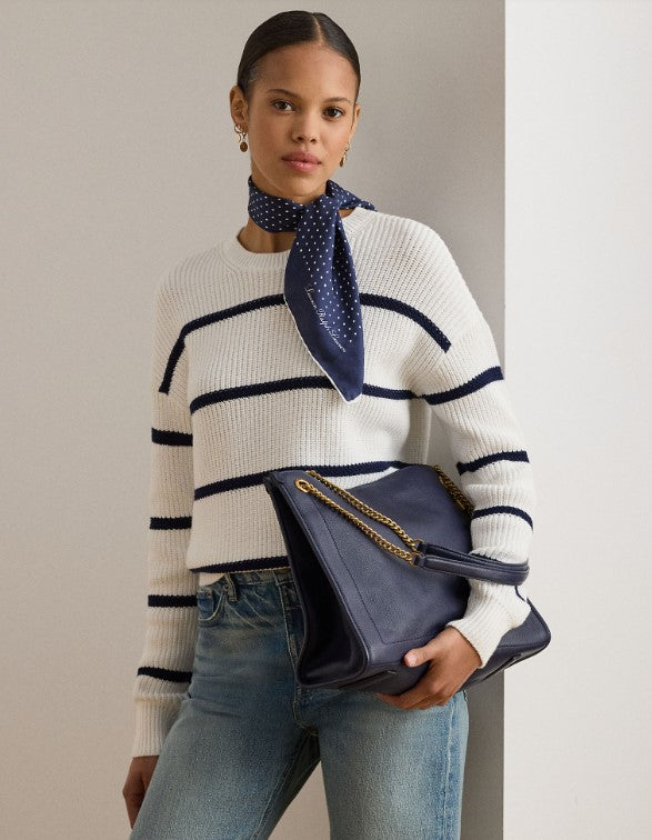 Borsa Tote Bradley Grande in Pelle Martellata