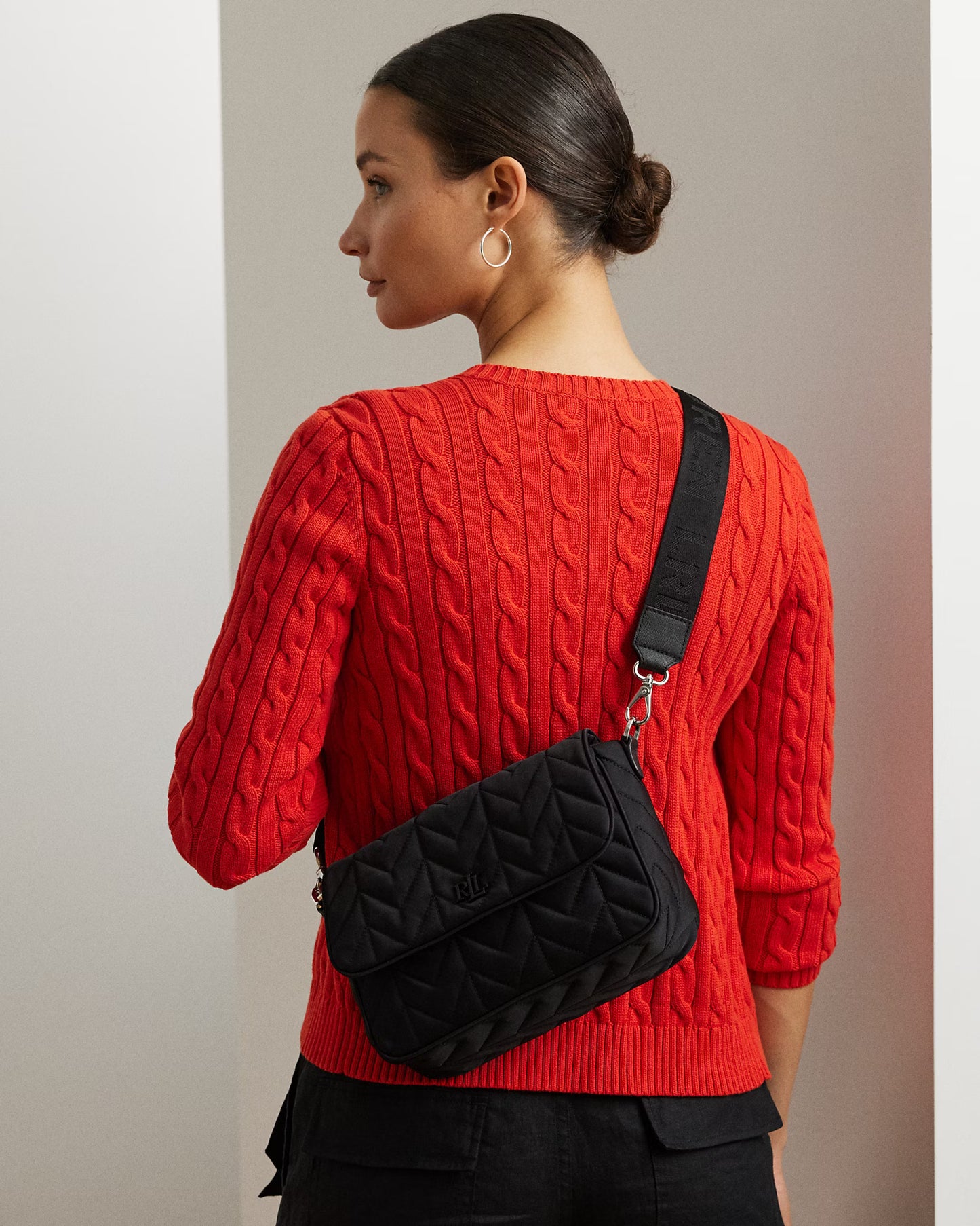 Borsetta a tracolla media Stevie trapuntata