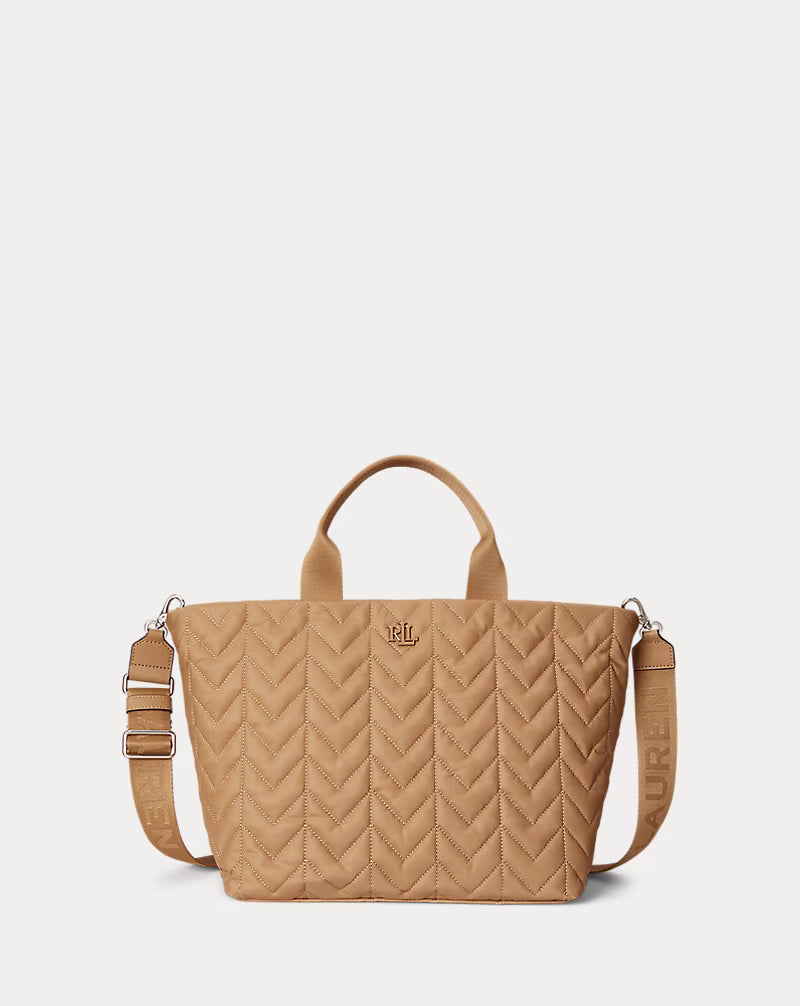 Borsa Tote Stevie XL Nera o Cammello trapuntata con cerniera