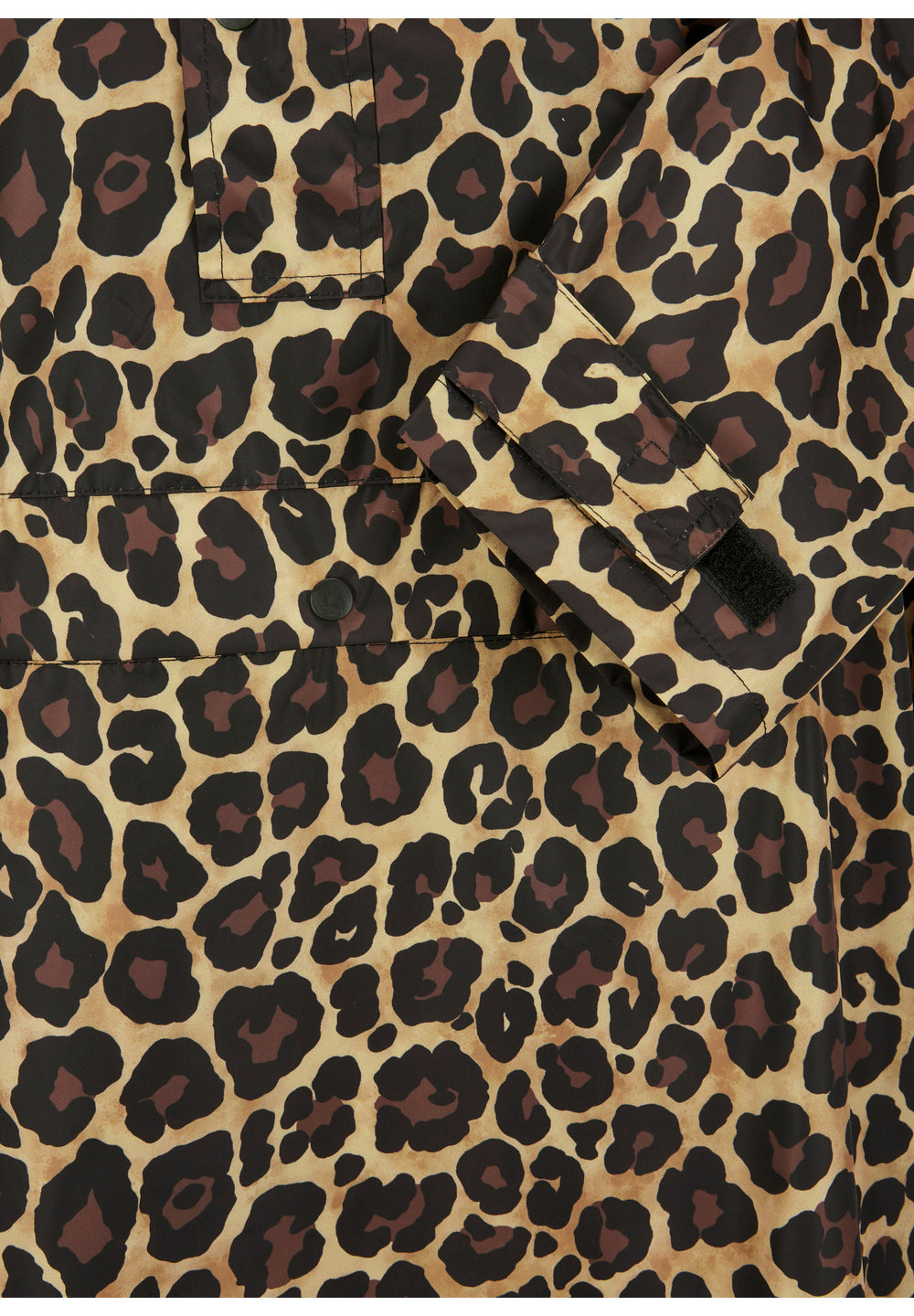 Trench Poncho antipioggia in stampa leopardata