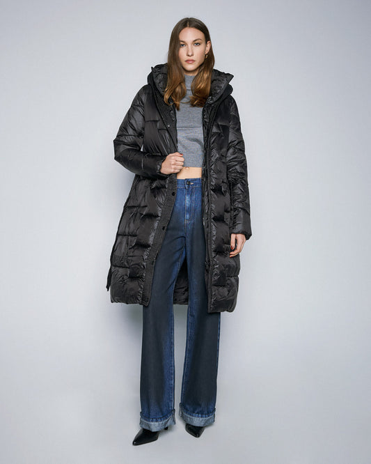 Piumino Lungo con Cappuccio