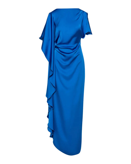 Abito Lungo con Drappeggio