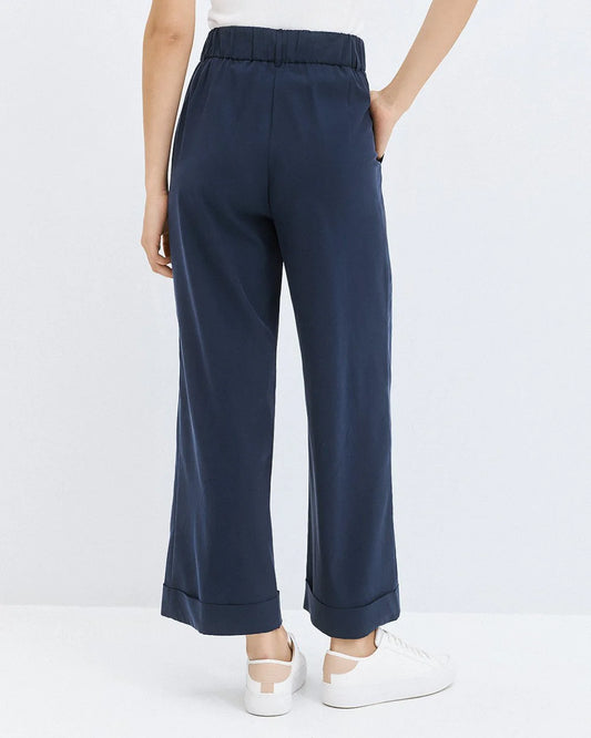 Pantaloni con Risvolto