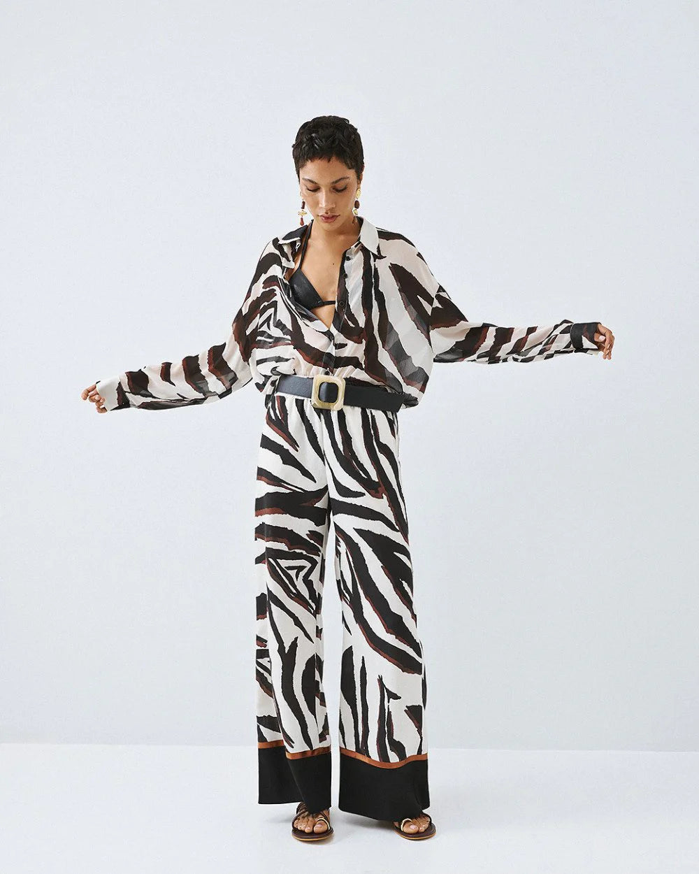 Camicia in Stampa Voile