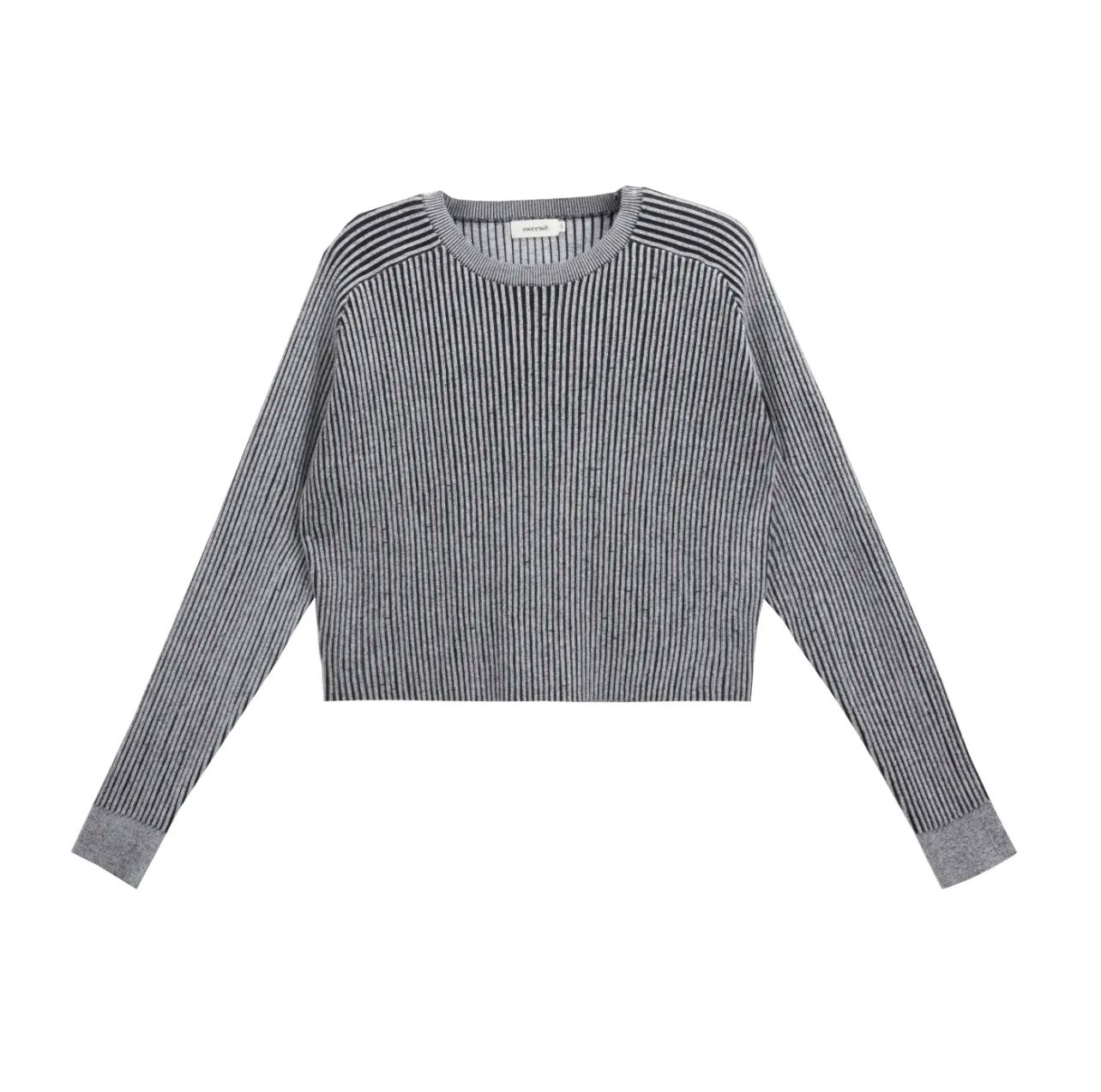 Maglia a girocollo rigata