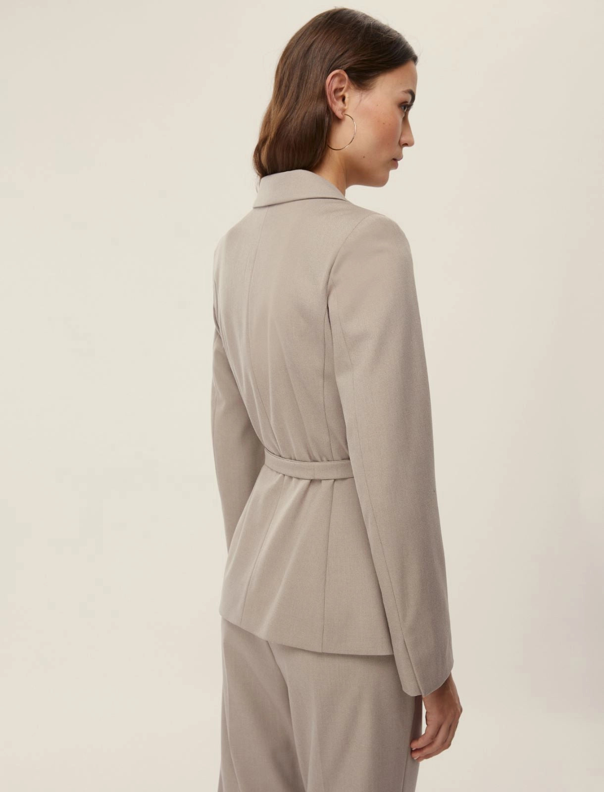Completo Tailleur Pantalone in Flanella Stretch