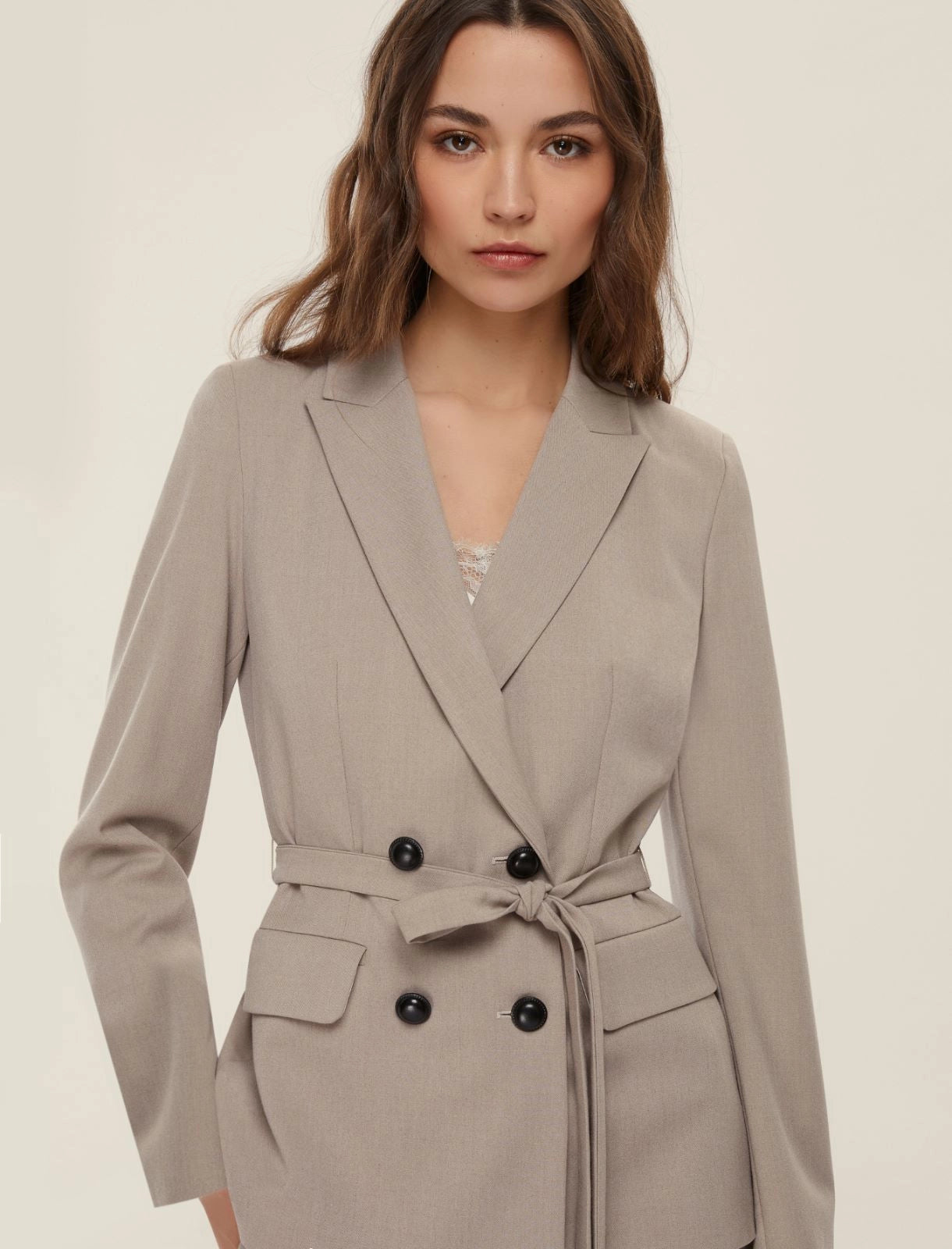 Completo Tailleur Pantalone in Flanella Stretch