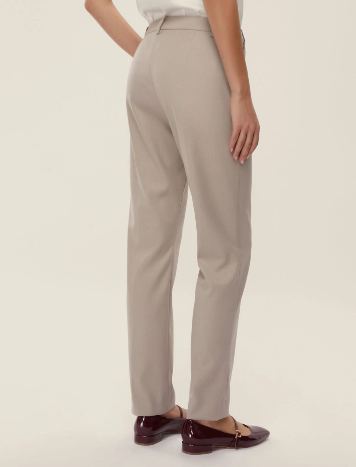 Completo Tailleur Pantalone in Flanella Stretch