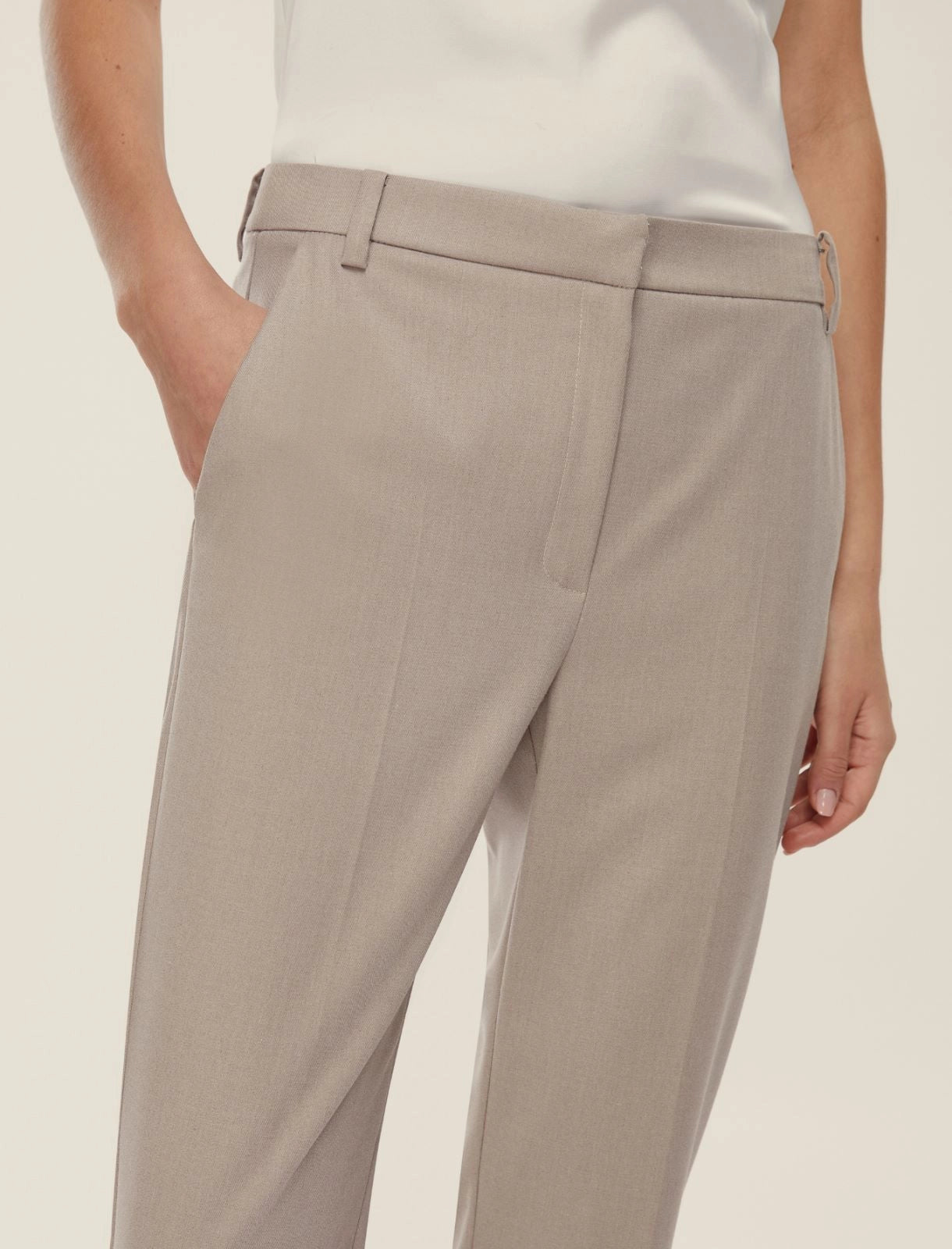 Completo Tailleur Pantalone in Flanella Stretch