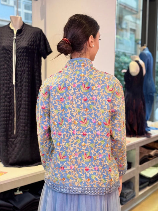 Embroidered Denim Jacket