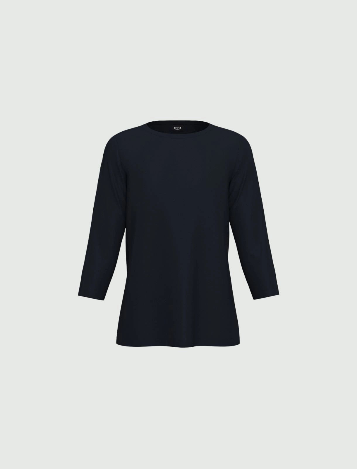 T-shirt con maniche a 3/4