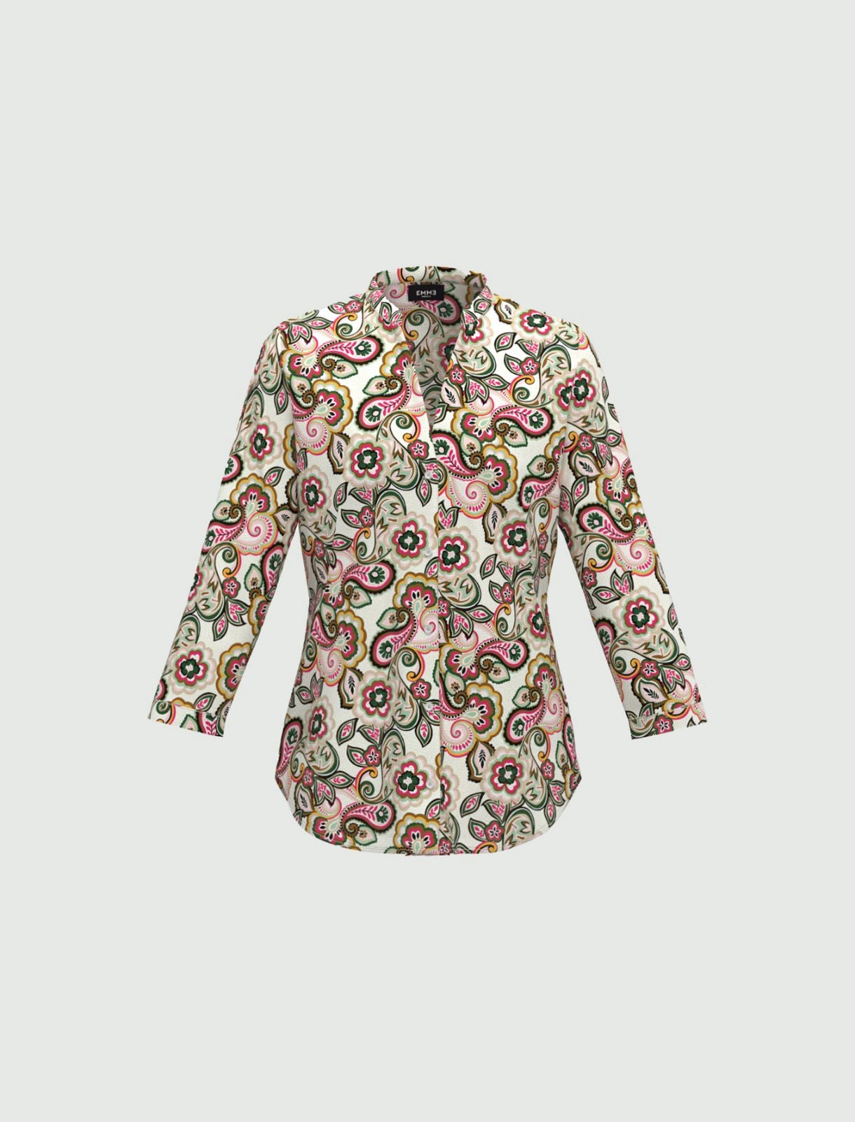 Camicia in mussola in stampa floreale