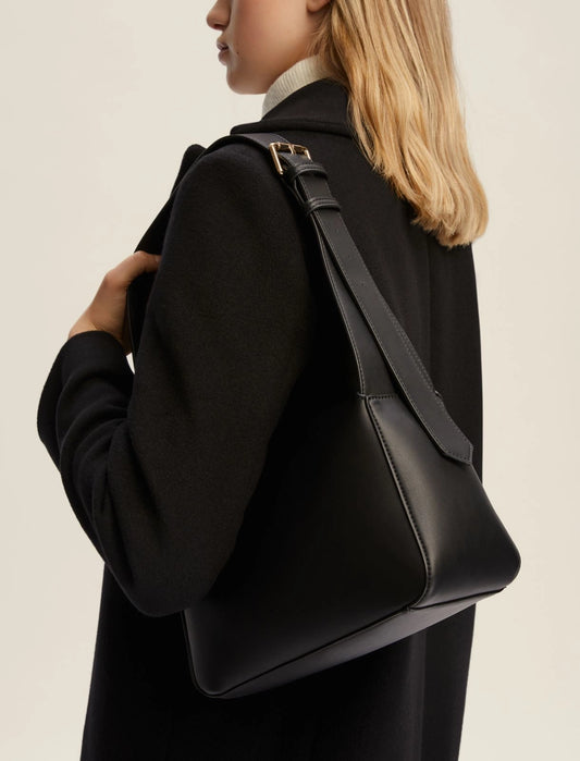 Borsetta a spalla marrone o nera