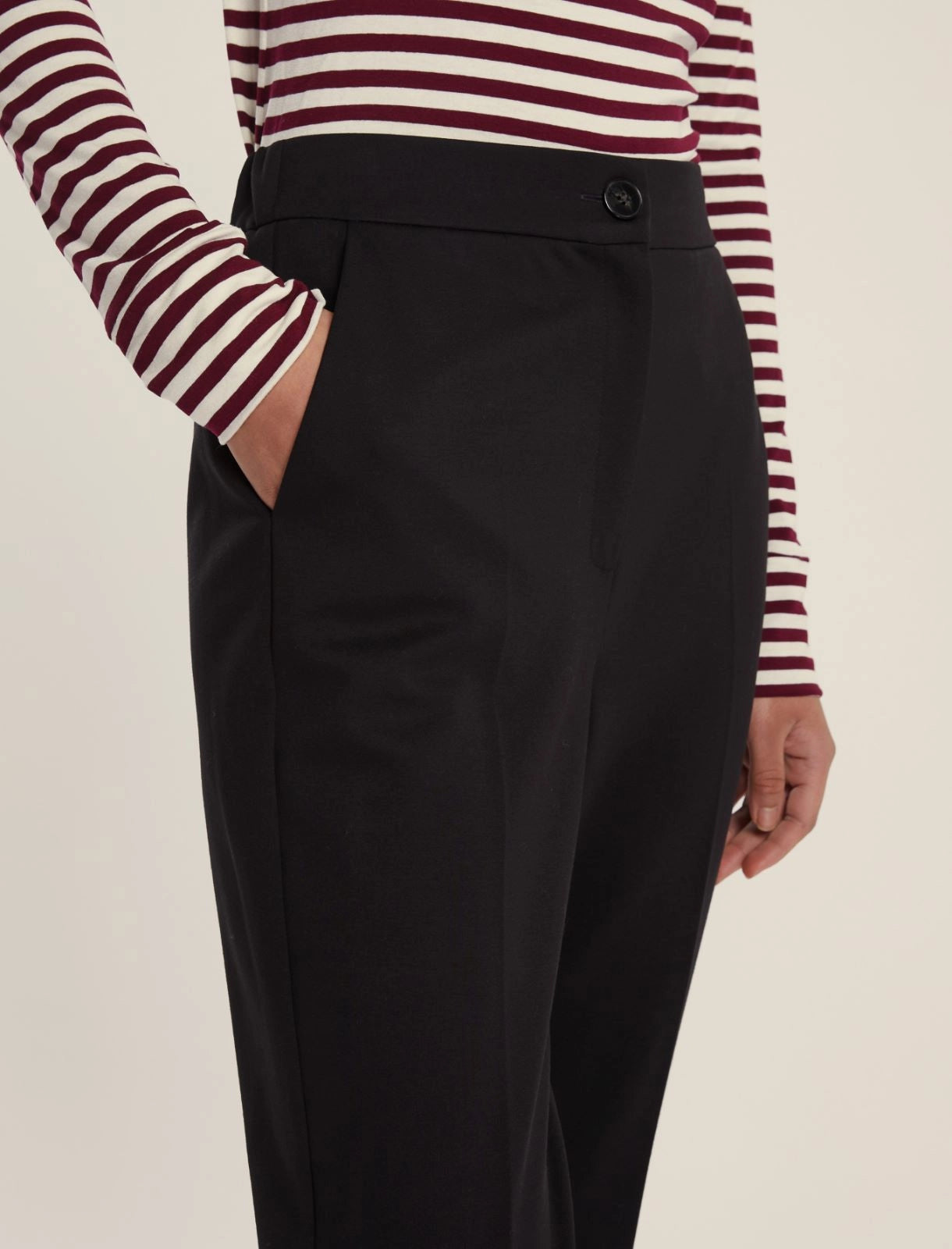 Pantalone a sigaretta in jersey - NERO, GRIGIO O GRIGIO ANTRACITE
