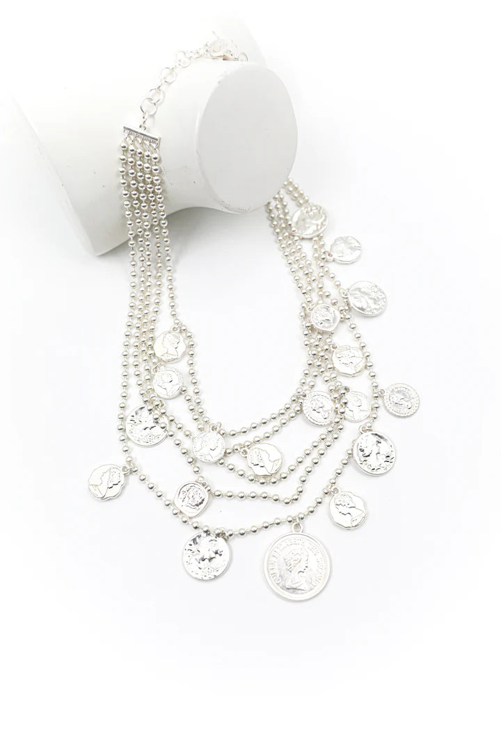 Coin necklace - Ultralight - Gold or Silver Plated