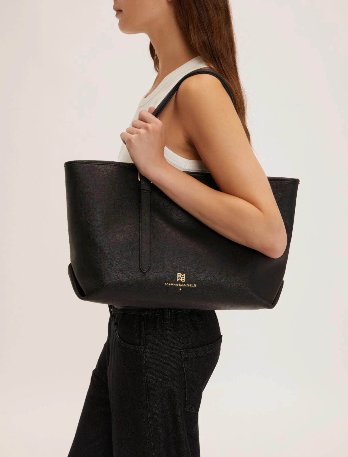 Borsa shopper grande grigia o nera