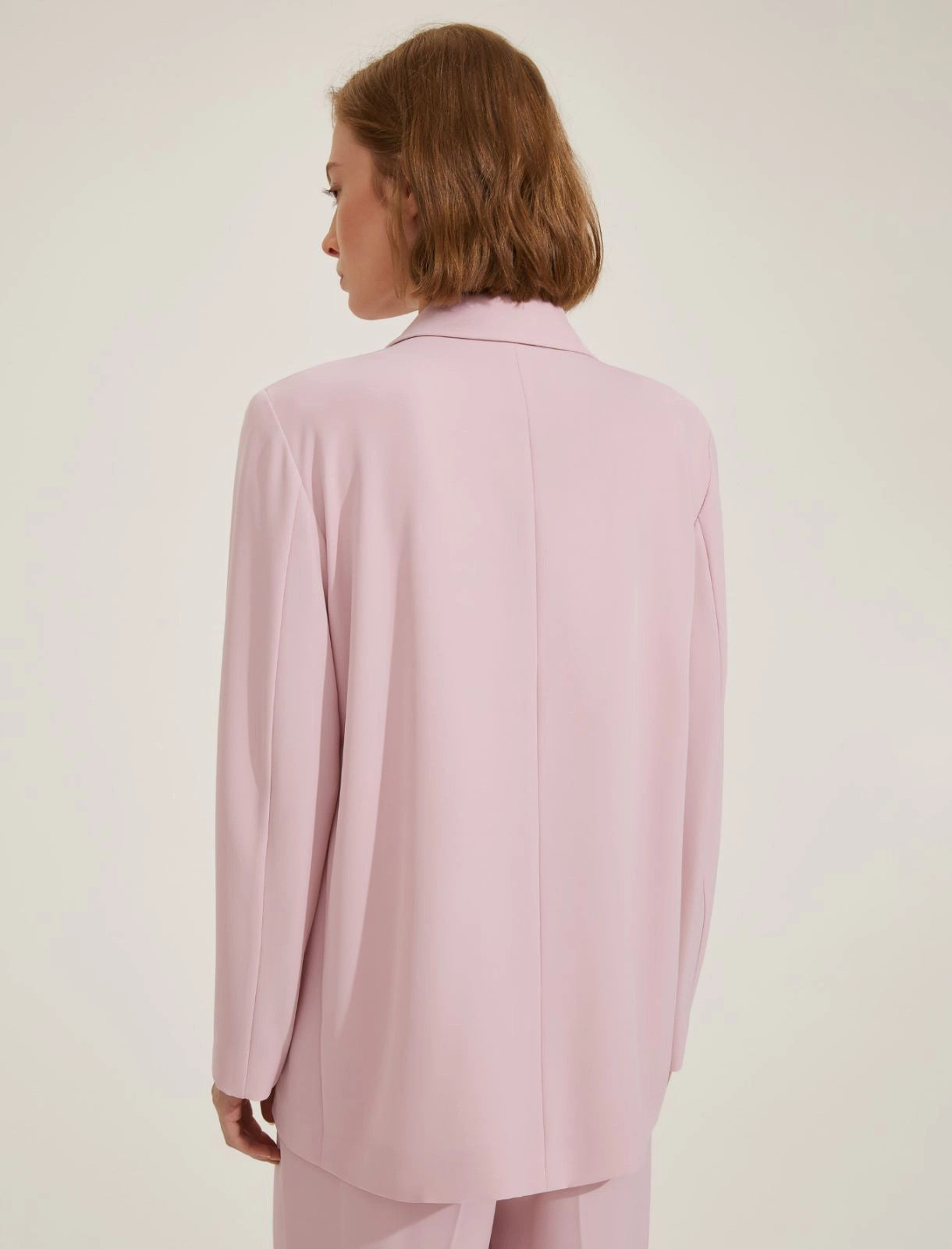 Tailleur pantalone rosa pastello