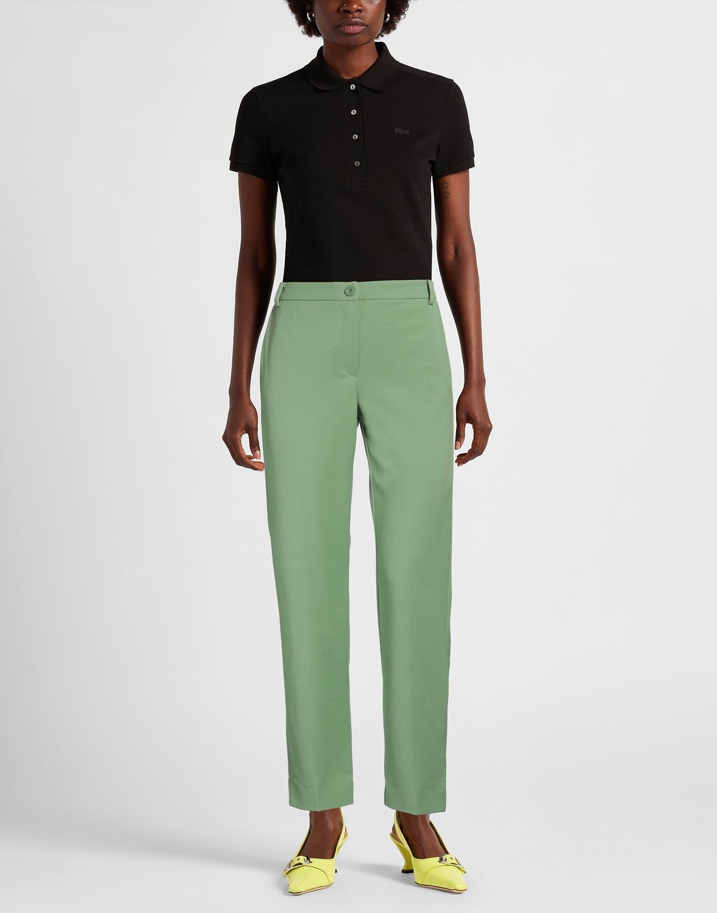 Tailleur pantalone in misto cotone stretch