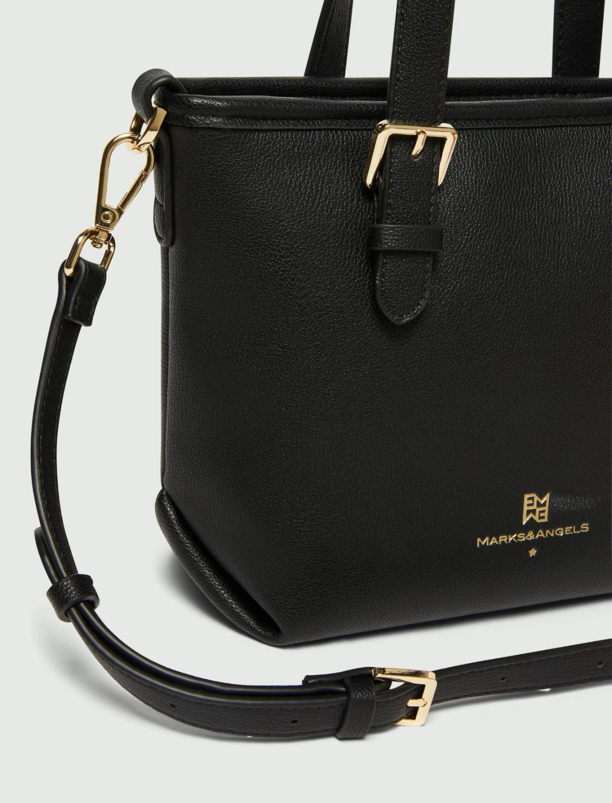 Borsetta a due manici con tracolla. Beige, verde militare o nera