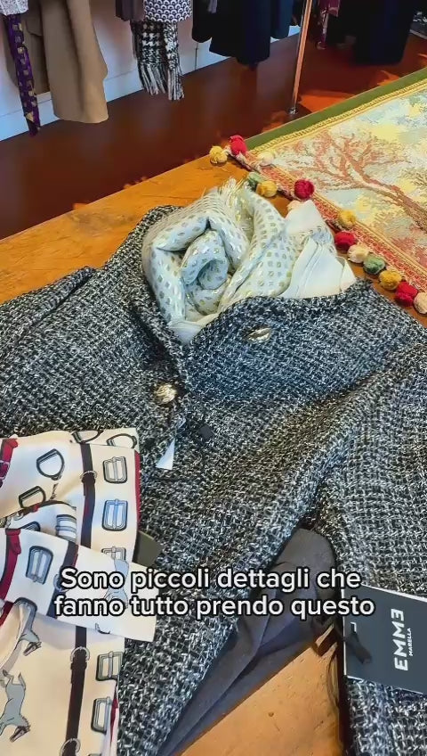 Giacca in tweed