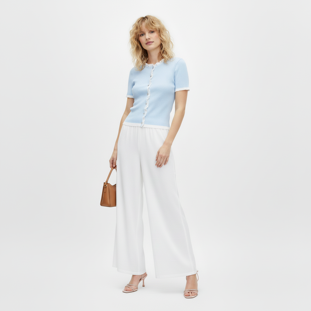 Golfino in maglia aderente