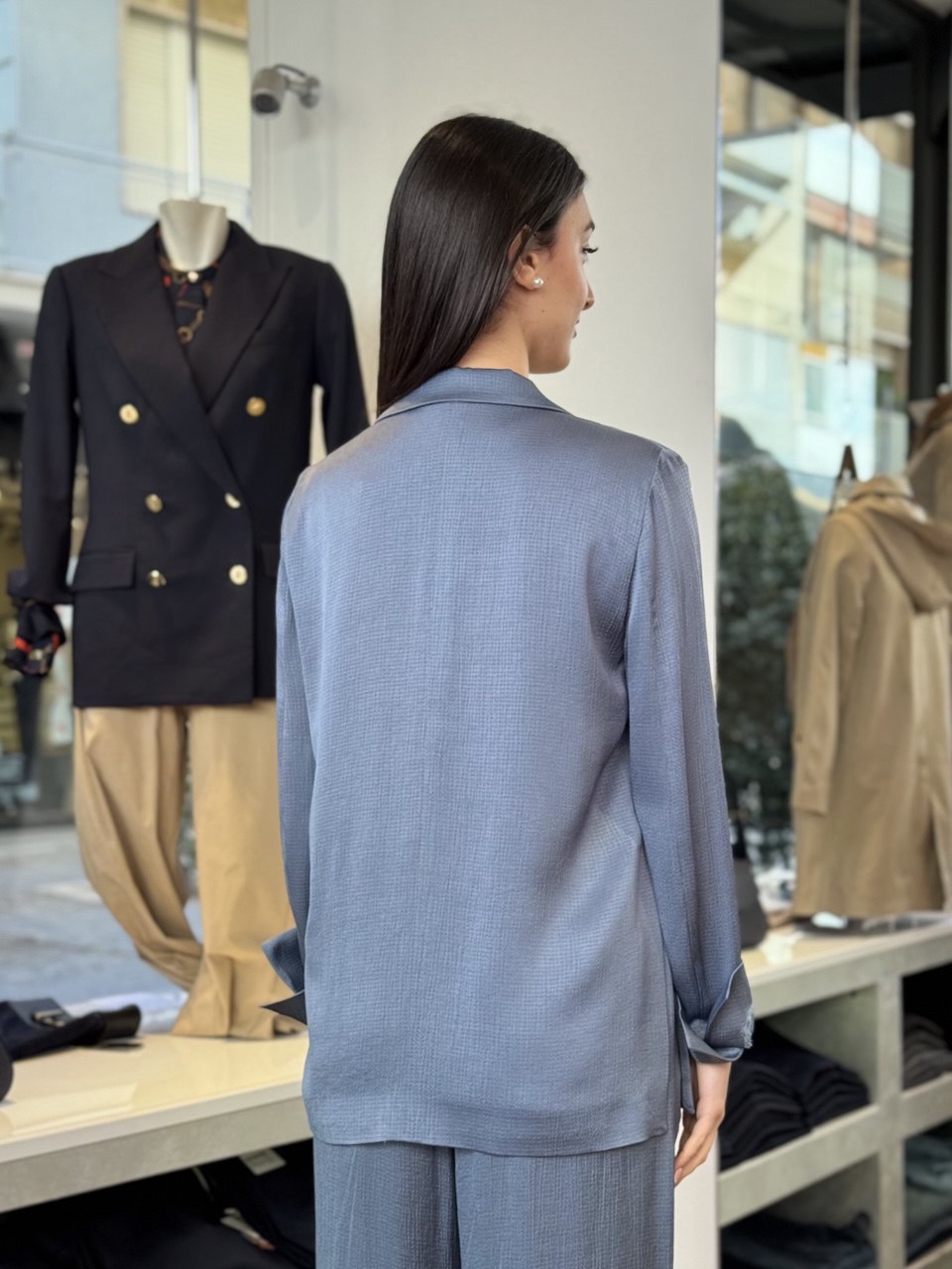 Tailleur Pantalone con Top