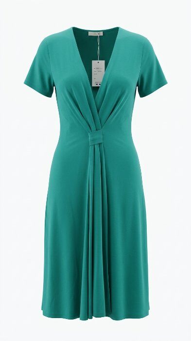 Abito in jersey Verde Tiffany