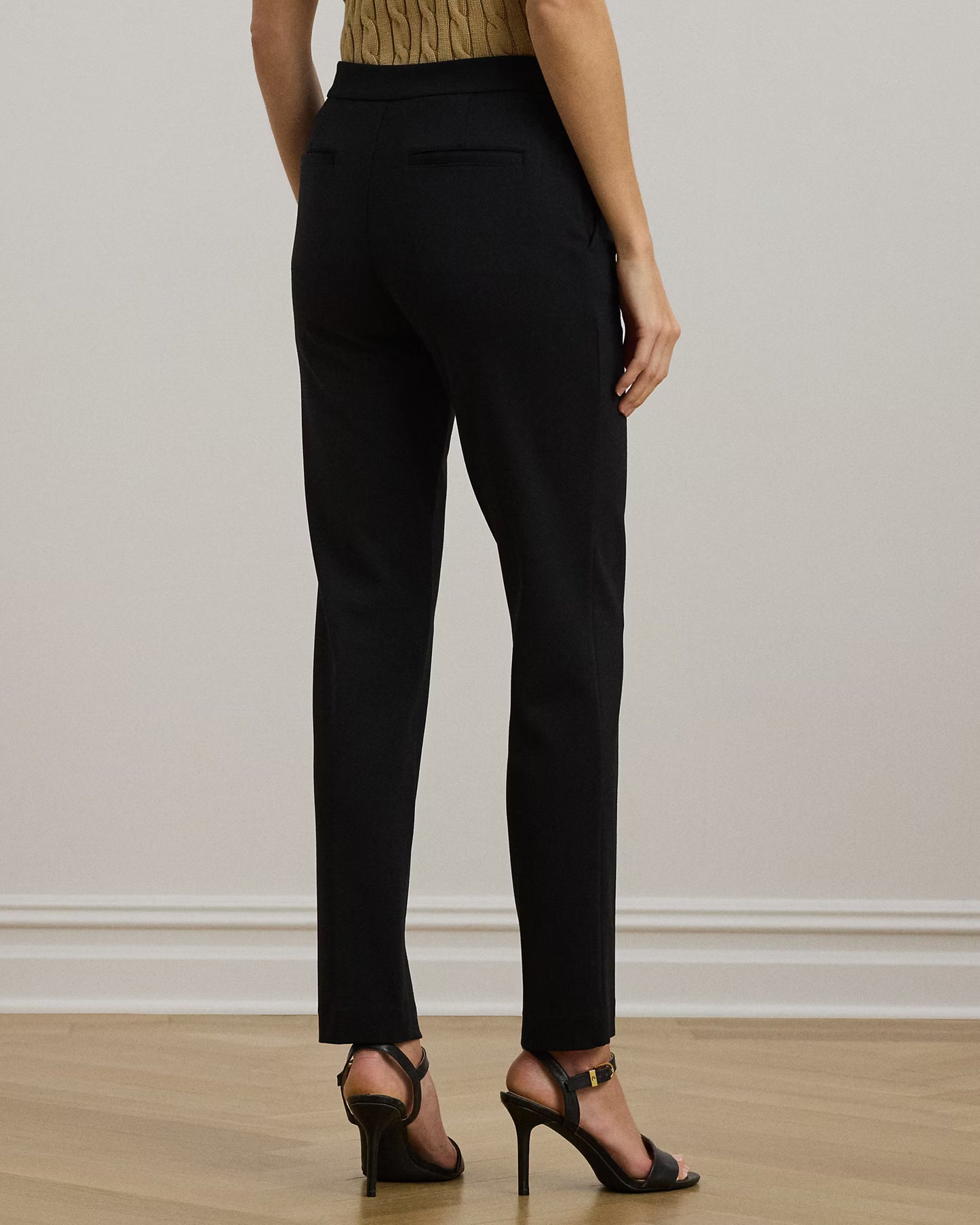 Pantaloni a gamba dritta in doppio jersey